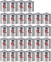 28 металлических емкостей по 1 литру