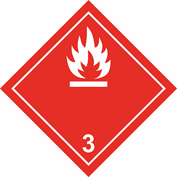 Номер образца знака опасности 3