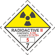 Образец знака опасности 7B