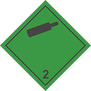 Знак опасности образца № 2.2 ДОПОГ