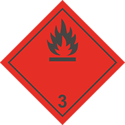 Знак опасности образца № 3 ДОПОГ