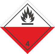 Знак опасности образца № 4.2 ДОПОГ