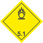 Знак опасности образца № 5.1 ДОПОГ