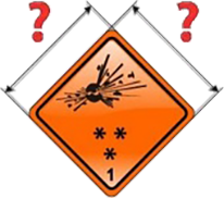 Образец знака опасности № 1